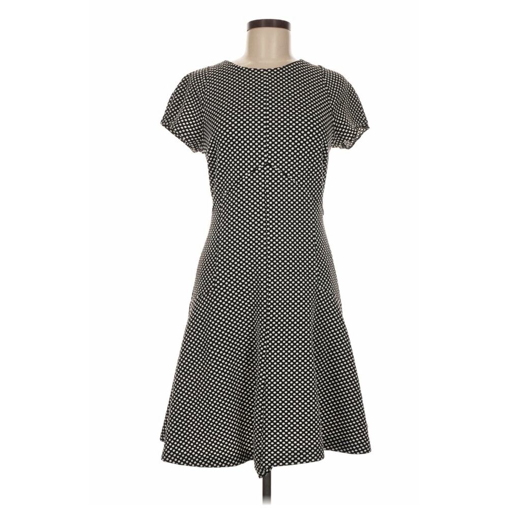 Banana Republic Navy White Polka Dot Wrap Dress Sleeveless Size 2
